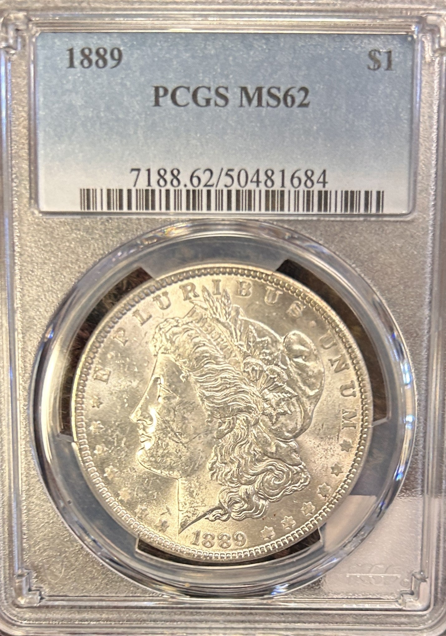 1889 Morgan Silver Dollar MS62