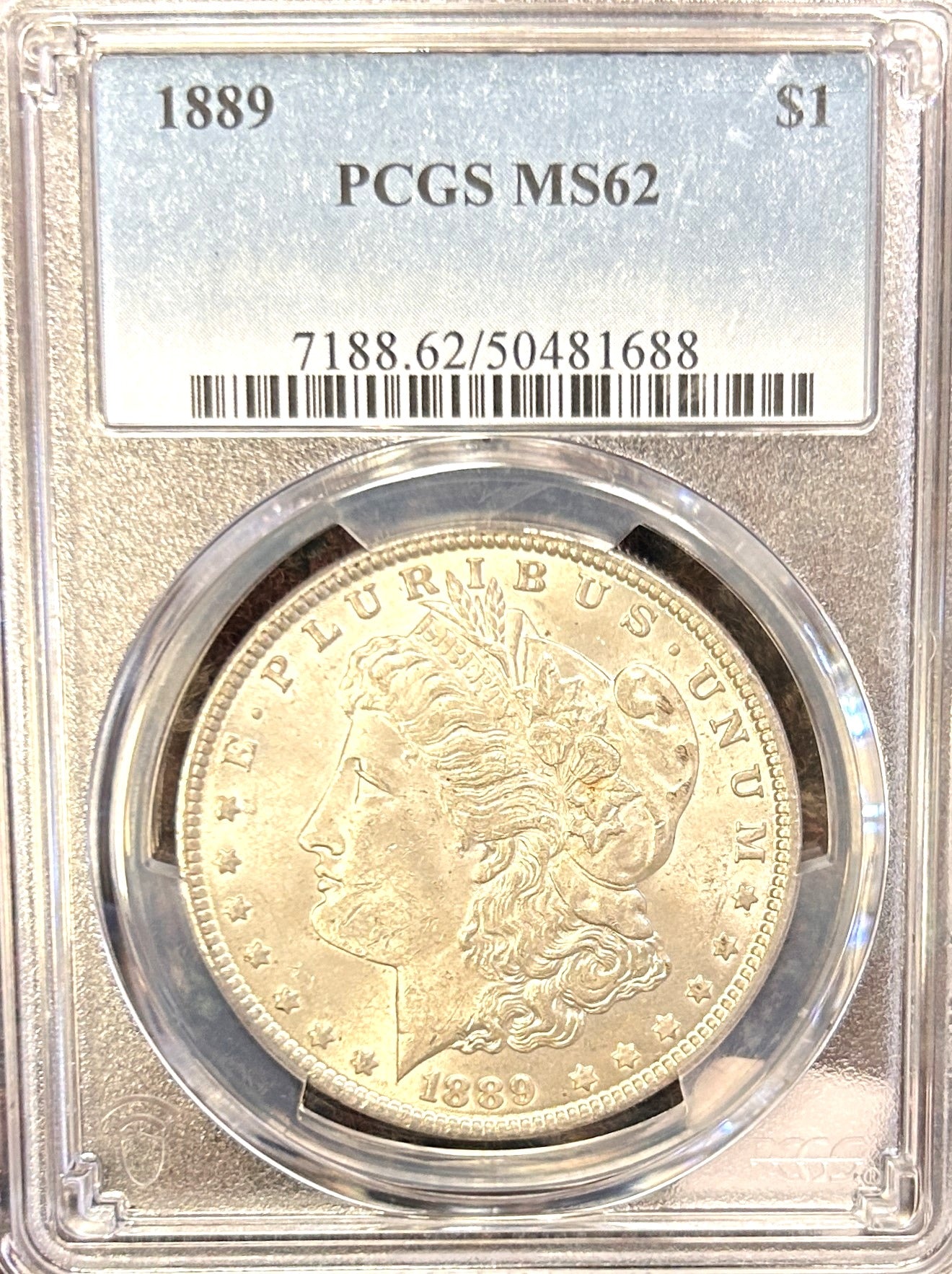 1889 Morgan Silver Dollar MS62