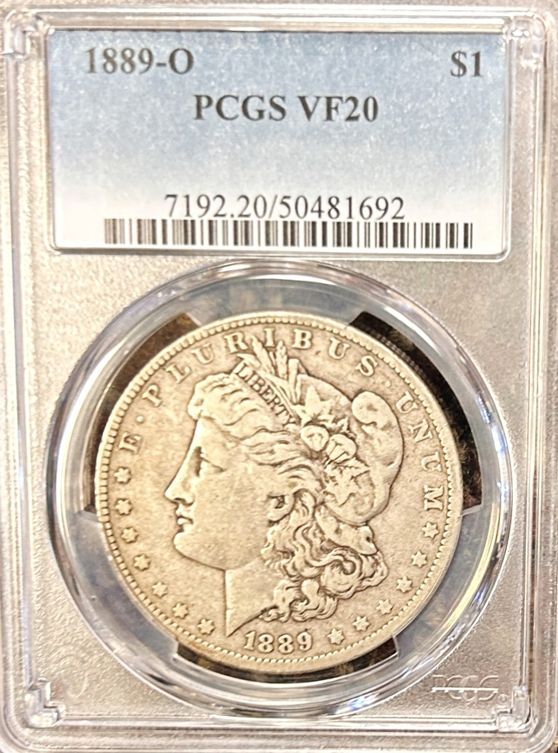 1889-O Morgan Silver Dollar VF20