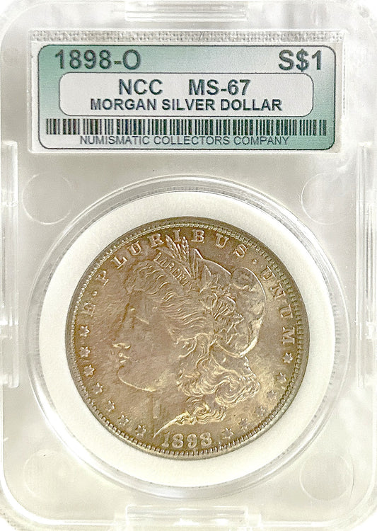 1898-O Morgan Silver Dollar MS67