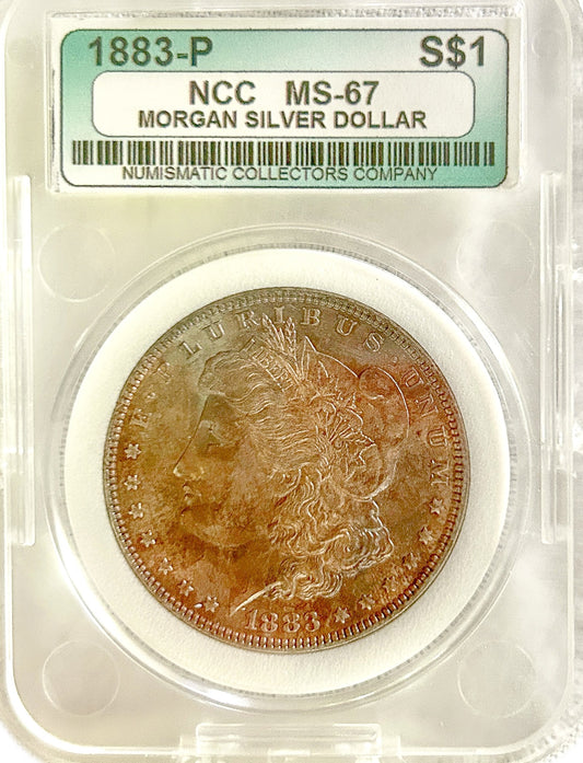 1883 Morgan Silver Dollar MS67