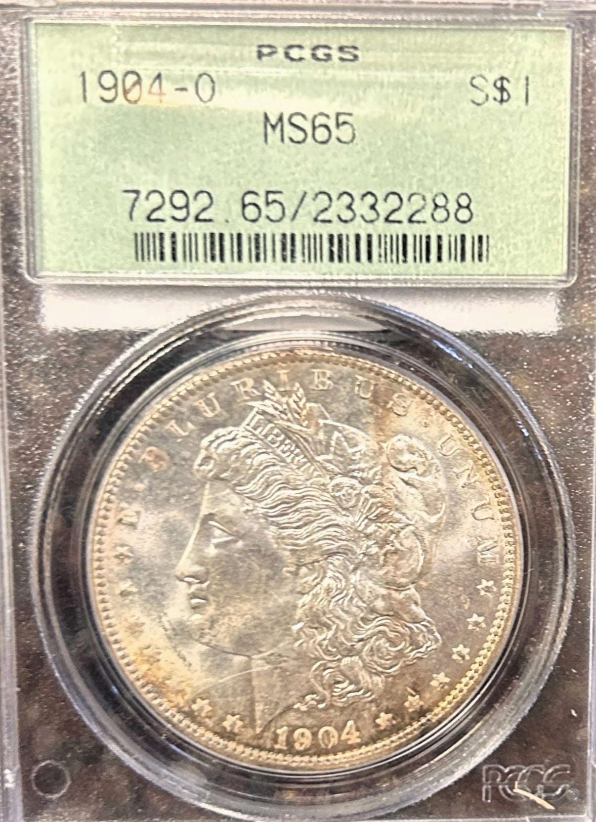 1904-O Morgan Silver Dollar MS65