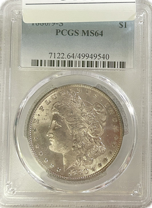 1880/9-O Morgan Silver Dollar MS64