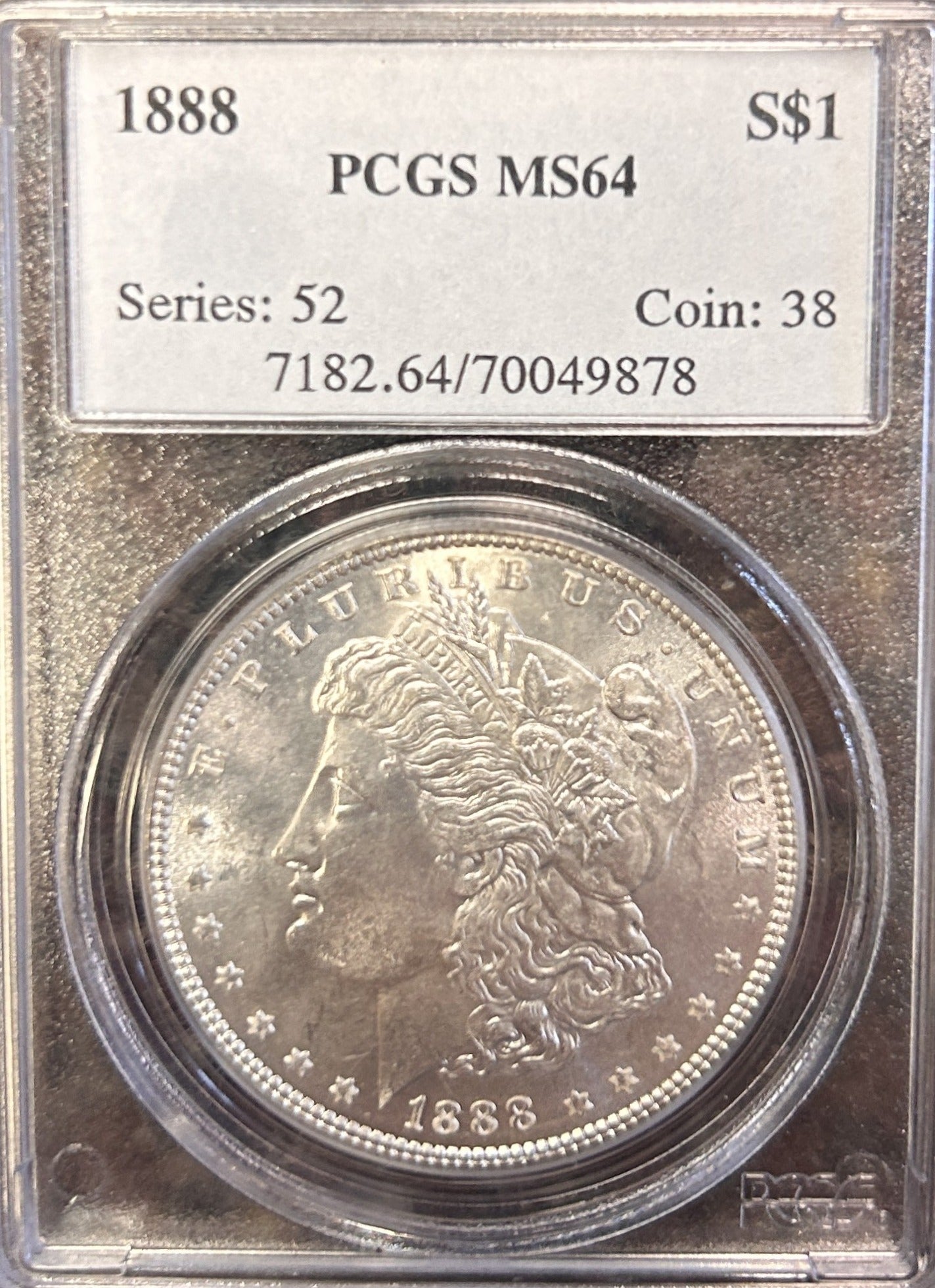 1888 Morgan Silver Dollar MS64