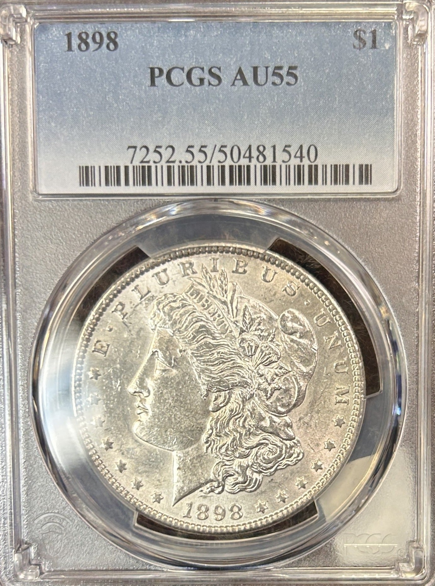 1898 Morgan Silver Dollar AU55