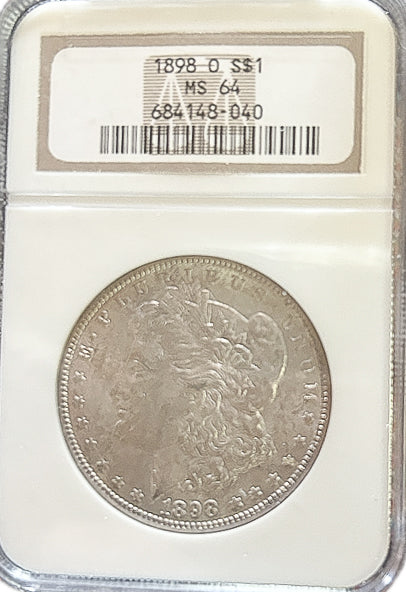 1898-O Morgan Silver Dollar MS64