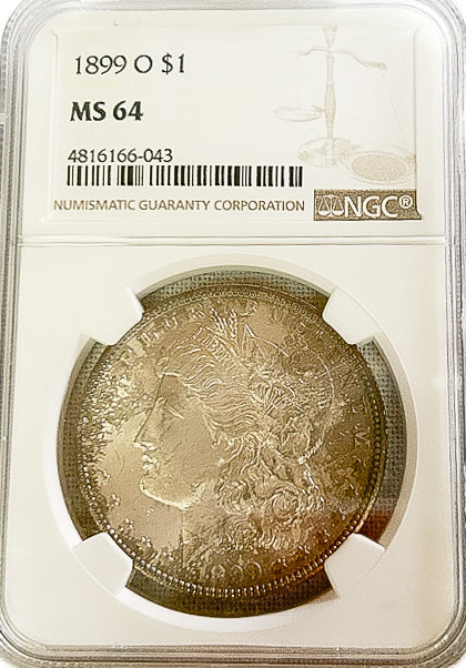 1899-O Morgan Silver Dollar MS64