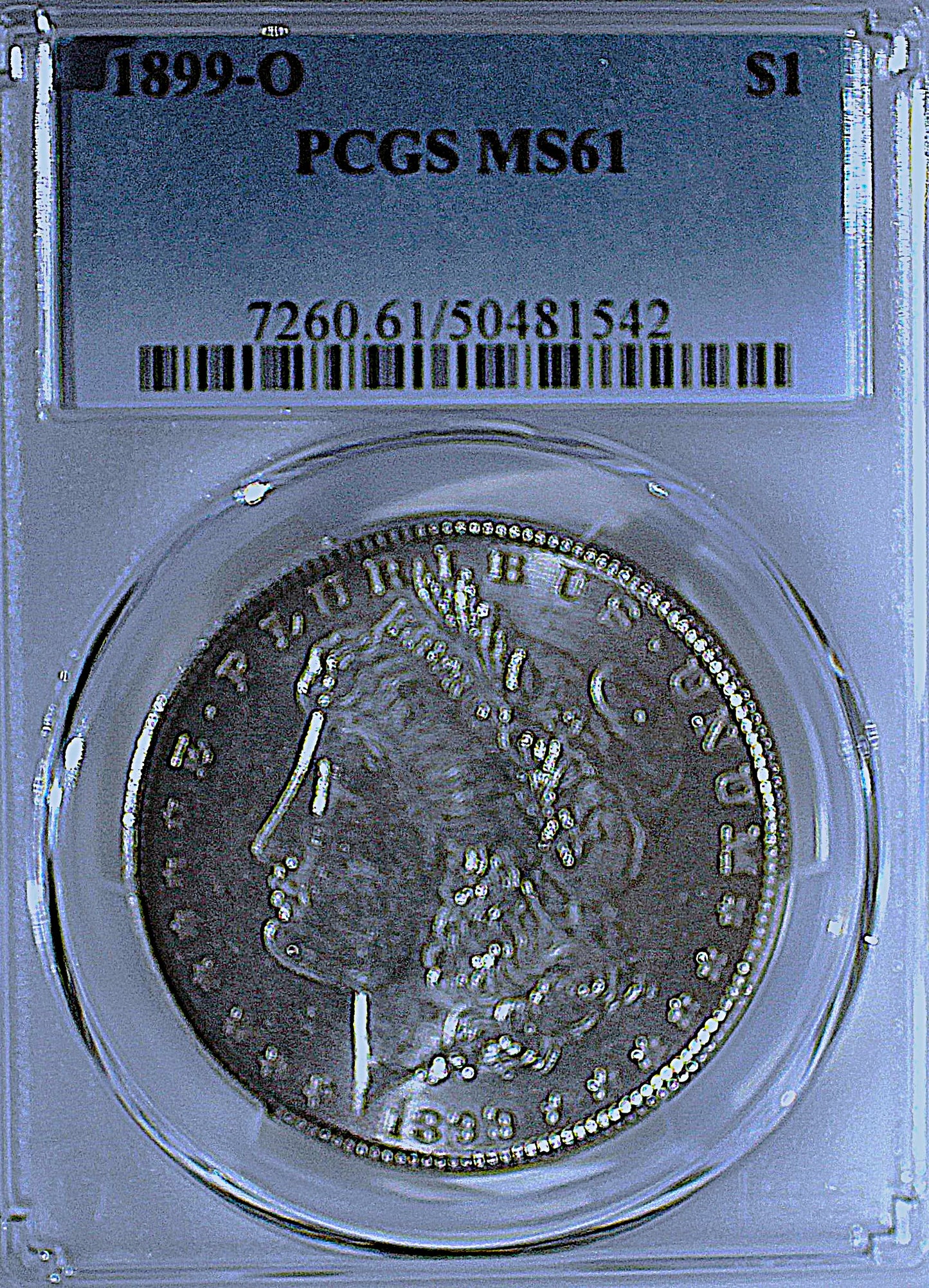 1899-O Morgan Silver Dollar MS61