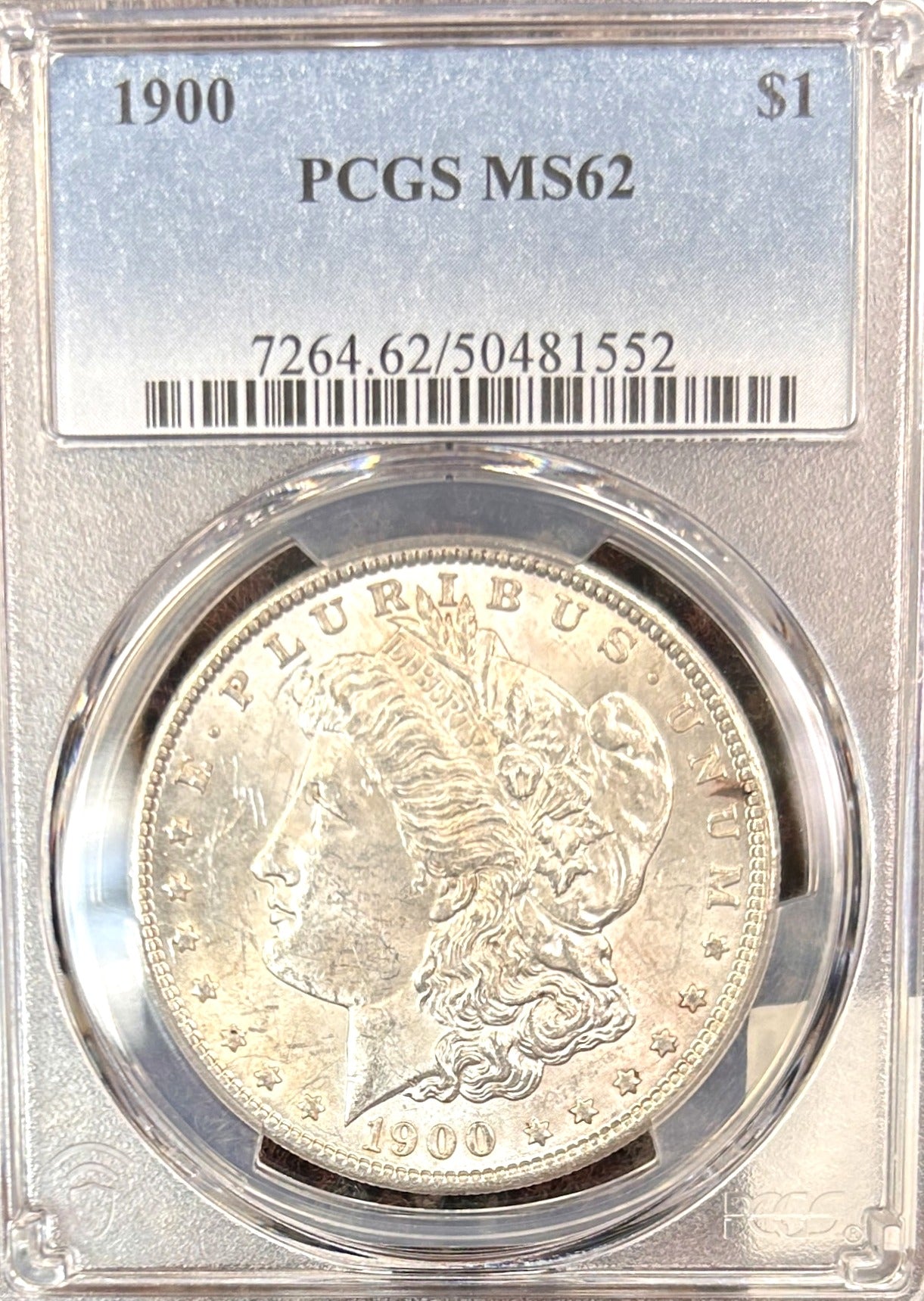 1900 Morgan Silver Dollar MS62