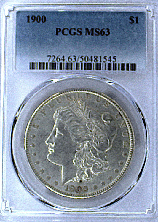 1900 Morgan Silver Dollar MS63