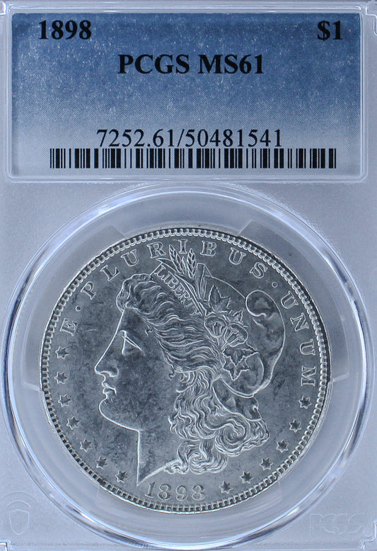 1898 Morgan Silver Dollar MS61