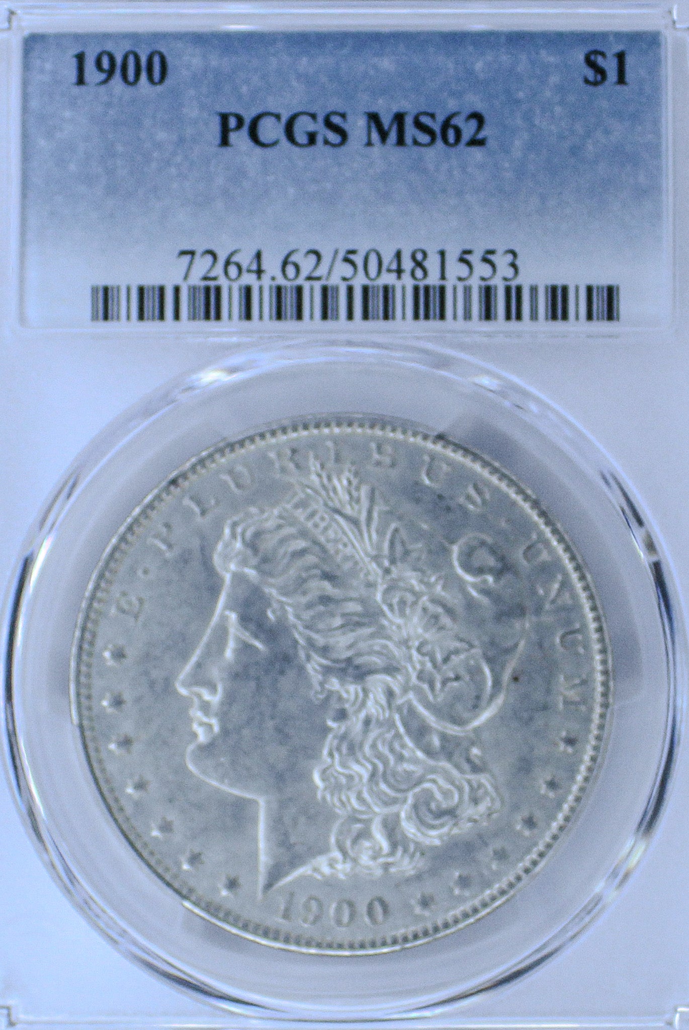 1900 Morgan Silver Dollar MS62