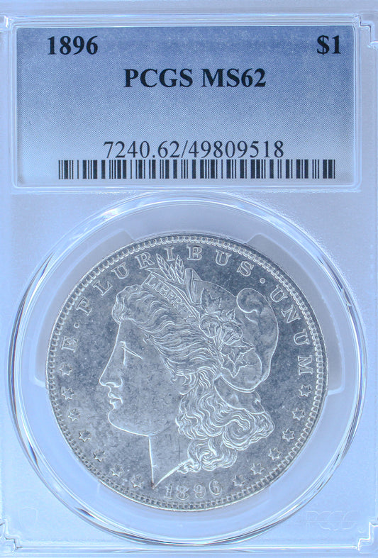 1896 Morgan Silver Dollar MS62