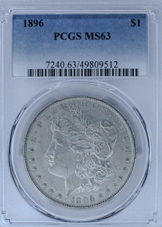 1896 Morgan Silver Dollar MS63