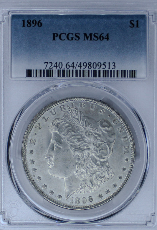 1896 Morgan Silver Dollar MS64