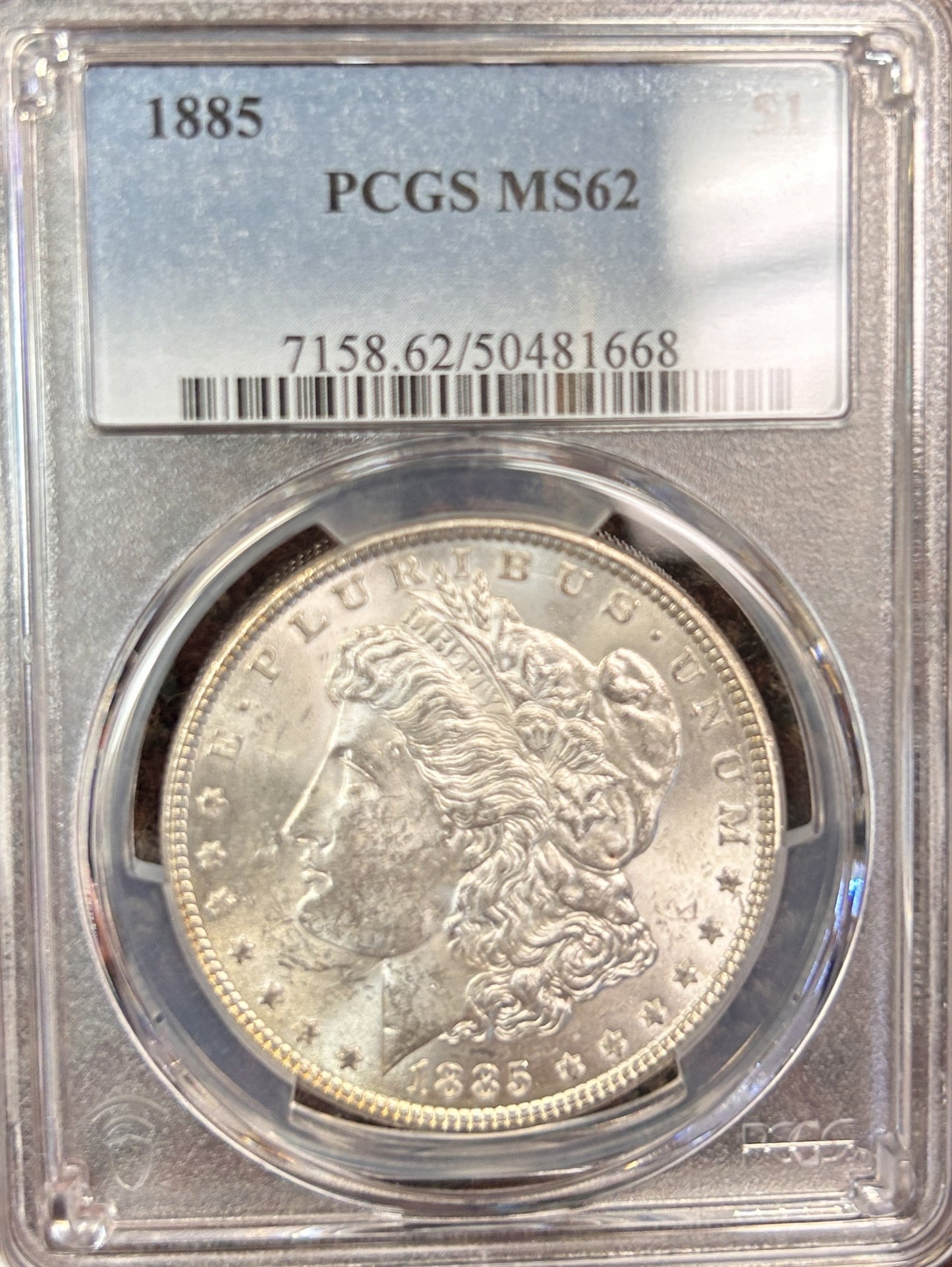 1885 Morgan Silver Dollar MS62