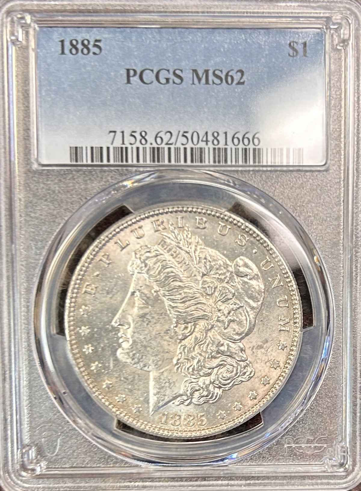 1885 Morgan Silver Dollar MS62