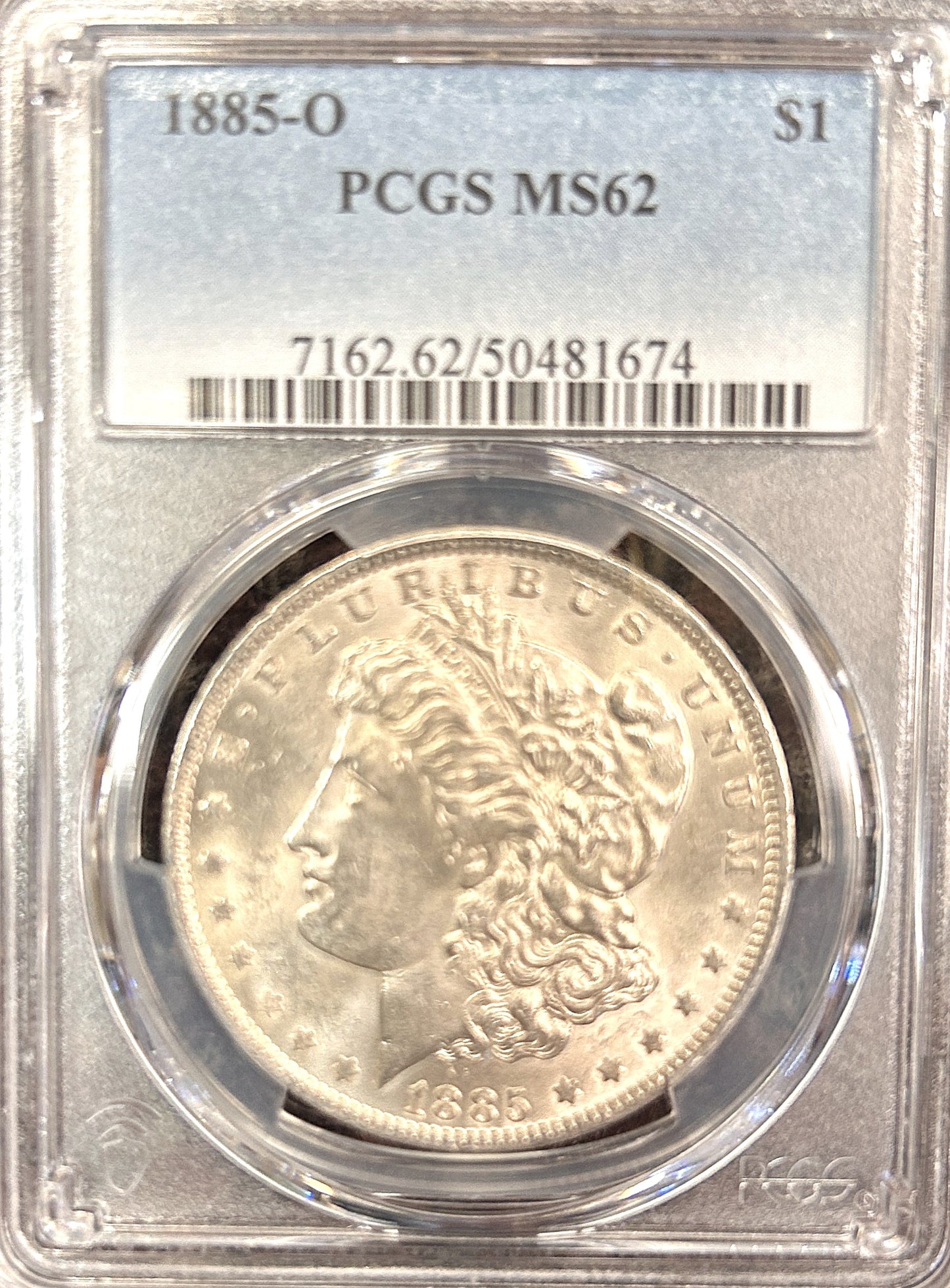 1885-O Morgan Silver Dollar MS62