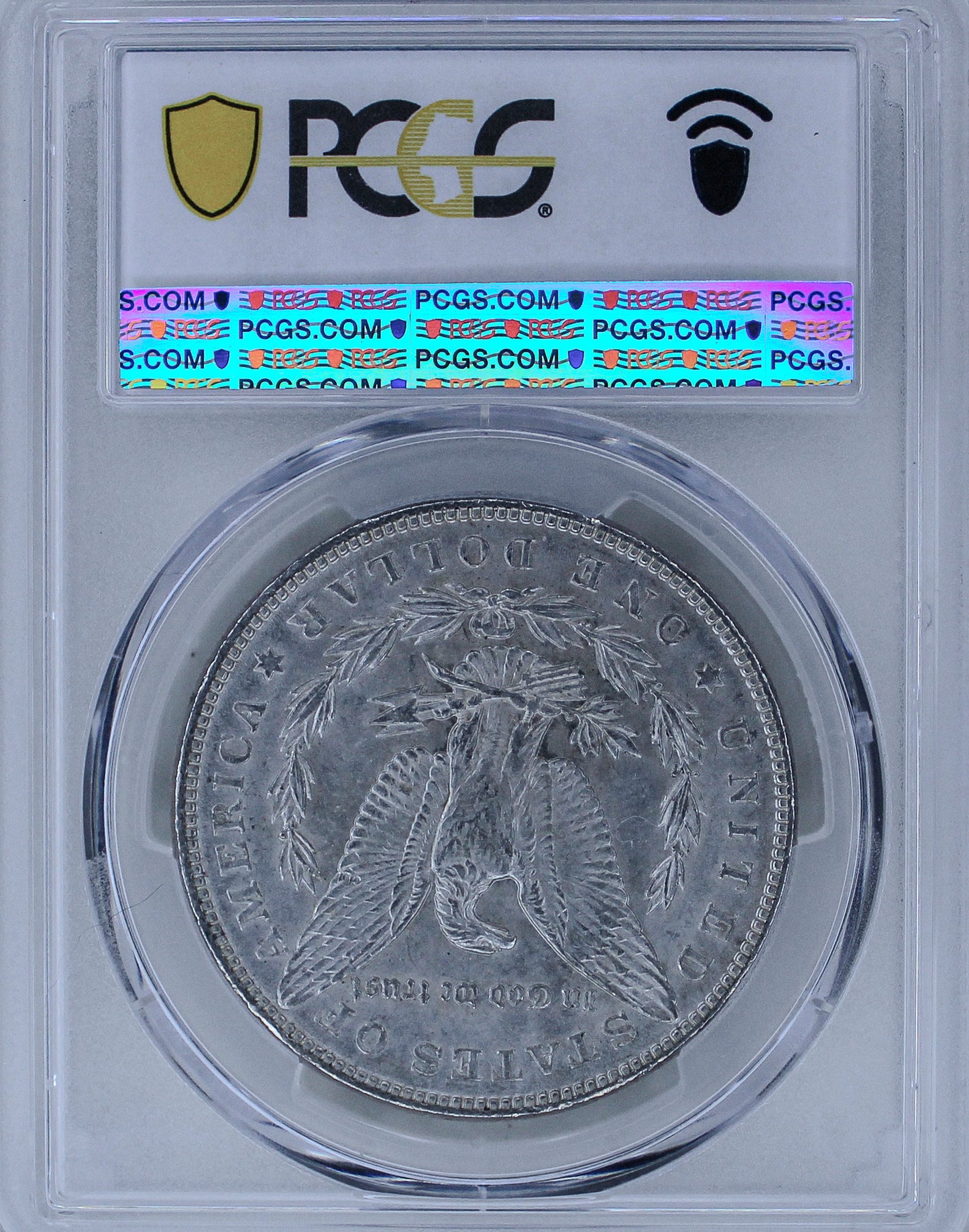 1921-D Morgan Silver Dollar AU55