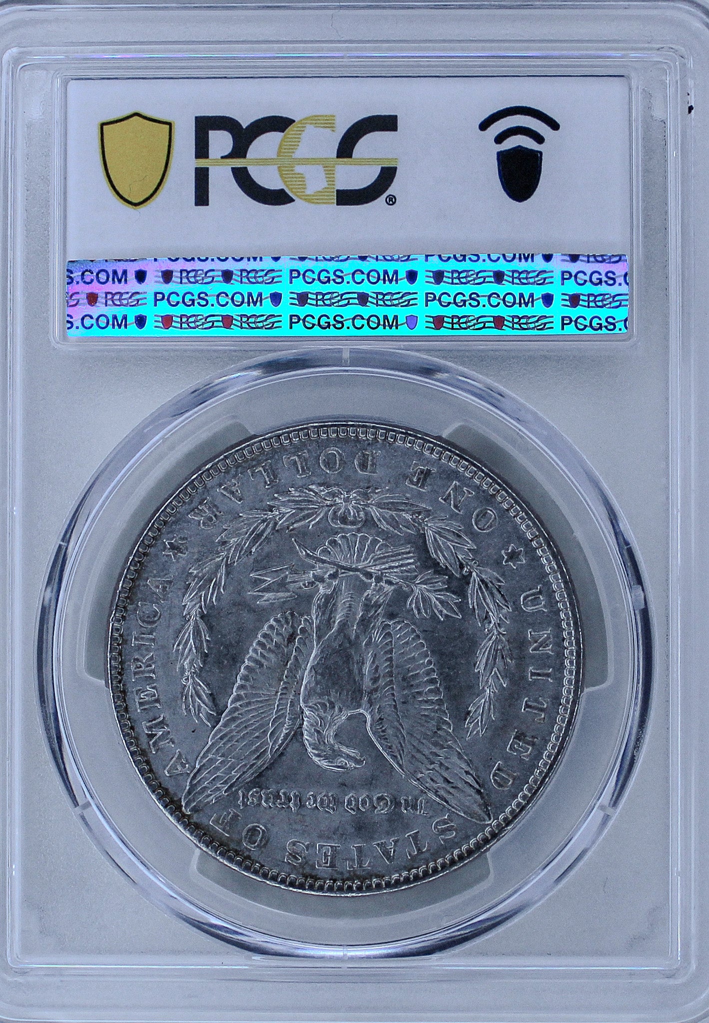 1921-D Morgan Silver Dollar Genuine Scratch-AU Detail